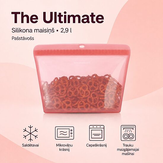 “The Ultimate” silikona maisiņš 2,9l (-40% atlaide)